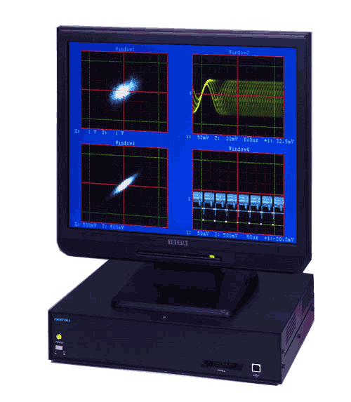 Front view of IE-1180, Analog Oscilloscope