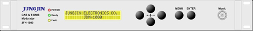 Front-panel of JDM-1000 OFDM Modulator