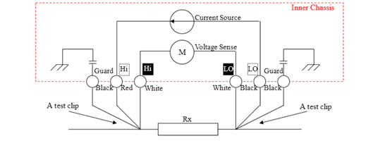 vitrek xitron xt560 milliohmmeter diagram