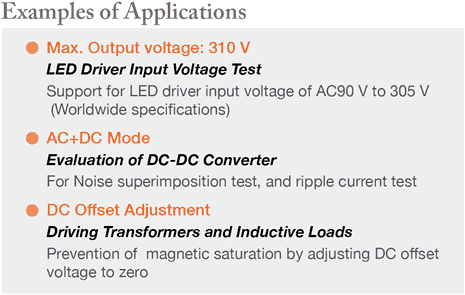 Applications of EC1000SA