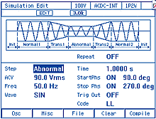 AC line simulation